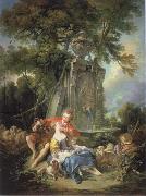 Francois Boucher Think of the grapes oil painting artist